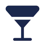 Wineglass Triangle SVG Icon